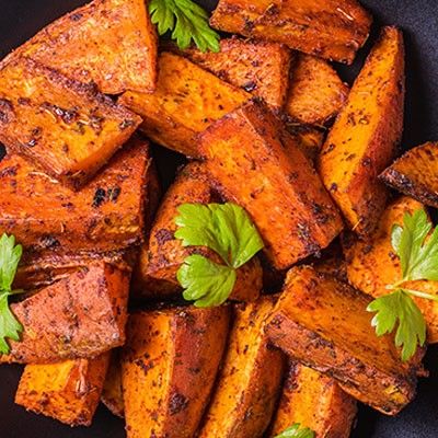 Curried sweet potatoes